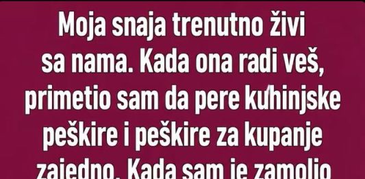 Moja snaha….