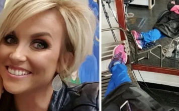 Medicinska sestra zaspala u frizerskom salonu, kada je frizerka primetila njene patike krišom ih je uslikala: ONO ŠTO SE POSLE DESILO NIKOGA NE OSTAVLJA RAVNODUŠNIM! (FOTO)