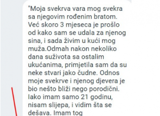 Moja svekrva vara mog svekra sa njegovim rođenim bratom….