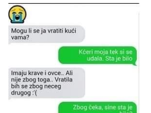 KĆERKA ŽELI DA SE VRATI KUĆI, A TEK SE UDALA: Kad mi je uslikala sta joj je svekrva ostvarila na krevet u sobi, POZLILO MI, VRAĆAM JE KUĆI MOMENTALNO!
