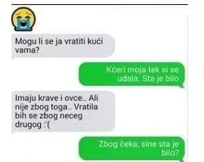 KĆERKA ŽELI DA SE VRATI KUĆI, A TEK SE UDALA: Kad mi je uslikala sta joj je svekrva ostvarila na krevet u sobi, POZLILO MI, VRAĆAM JE KUĆI MOMENTALNO!