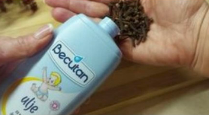 Dodajte karanfilić u bebi ulje ZA 1 MINUT BIĆETE ŠOKIRANI REZULTATOM