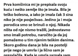 “Prva komšinica mi je dala svoju kuću i zemljište koje je imala – Bila je jako bolesna i iako je imala 3 sina, niko nije dolazio da je posjeti”