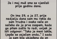 “Nedavno sam mužu rekla da sam trudna”