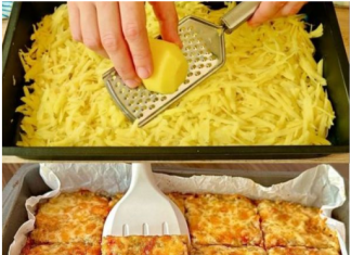 Lakše od pice! Samo narendajte 3 krompira! Jednostavan i jeftin recept