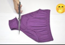 Ne bacajte svoje stare gaćice: Samo odrežite OVAJ dio i vidite šta možete napraviti od njih!