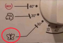 ZNATE LI ŠTA ZNAČI OZNAKA LEPTIR NA VEŠ MAŠINI: Veoma je korisna, a mnogi je ne koriste