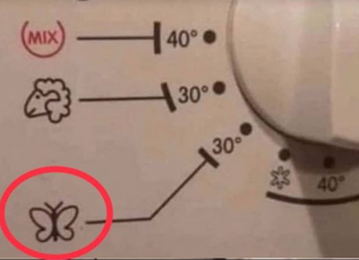 ZNATE LI ŠTA ZNAČI OZNAKA LEPTIR NA VEŠ MAŠINI: Veoma je korisna, a mnogi je ne koriste