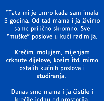 U dobi od pet godina tragično sam izgubila oca…