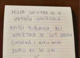 Moja sestra je nacrtala našu porodicu u vrtiću, ali je nacrtala i osobu koju nije poznavala: Kada je tetka pitala ko je on, sestra je rekla…