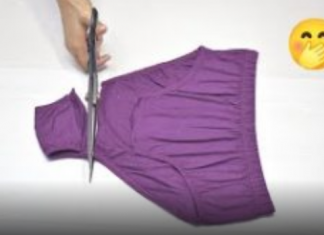 Ne bacajte svoje stare gaćice: Samo odrežite OVAJ dio i vidite šta možete napraviti od njih!