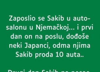 U Njemačkoj je Sakib nedavno postao član jednog auto salona