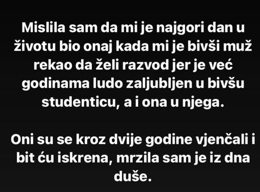“MISLILA sam da mi je najgori dan u zivotu kada je suprug rekao da se razvodimo a onda…”