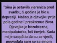 “Sina je ostavila vjerenica pred svadbu, 5 godina je bio u depresiji”