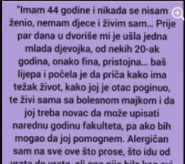 Imam 44 godine i nikada se nisam ženio, nemam djece i živim sam…