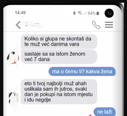 PRIJATELJICA MI JE JAVILA DA ME MOJ MUŽ VARA: Kad Mi Je Poslala Sliku LJUBAVNICE ODVALILA SAM SE SMIJATI, KAD VIDITE Sve Će Vam Biti Jasno