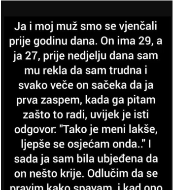 JA I MOJ MUŽ SMO SE VJENČALI PRIJE GODINU DANA