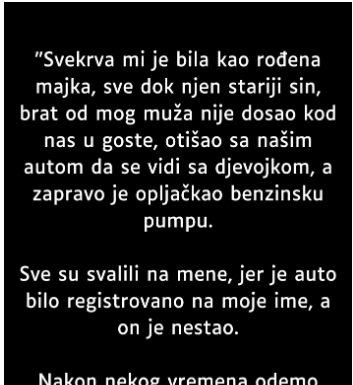 “Svekrva mi je bila kao rođena majka…”