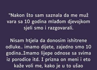 Nakon što sam saznala da me muž vara…