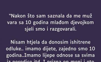 Nakon što sam saznala da me muž vara…