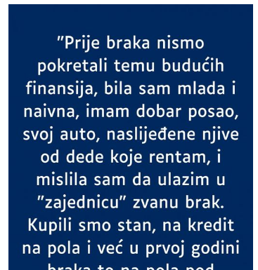 Moja svekrva je vjerovala da joj iskorištavam sina…