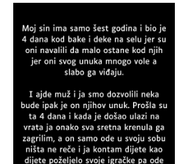 “Moj sin ima samo šest godina…”