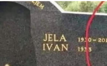 Hrvat pokojnoj ženi na spomenik stavio bizarnu stvar: Srbin jedva dočekao da mu napiše… (FOTO)