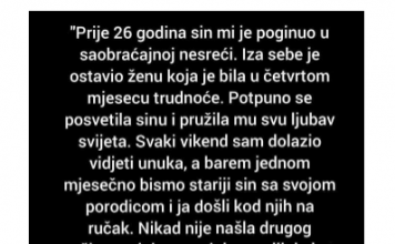 “Prije 26 godina sin mi je poginuo u saobraćajnoj nesreći”