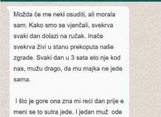 “Možda će me neki osuditi ali…”