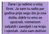 “Žena i ja radimo u istoj firmi…”