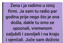 “Žena i ja radimo u istoj firmi…”