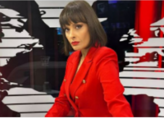 Ljudi ne veruju šta gledaju: Srpska voditeljka snimljena ispod stola, da li je moguće da nosi ovo u programu uživo