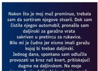 “Nakon što je moj muž preminuo…”