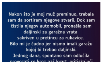 “Nakon što je moj muž preminuo…”