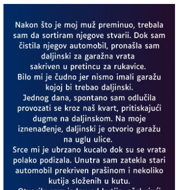 “Nakon što je moj muž preminuo…”