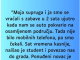 “Supruga i ja smo se vracali sa zabave u 2 ujutro i auto nam staje na osamljenom mjestu…”