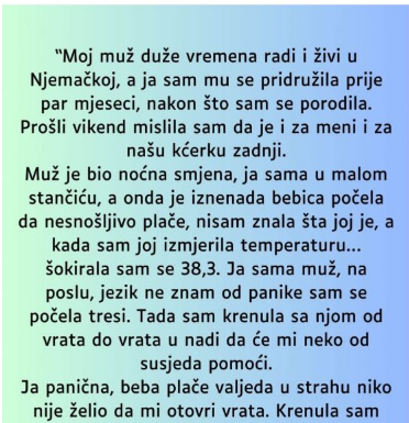 “Moj muž duže vremena radi i živi u Njemačkoj…”