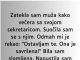 Zatekla sam muža kako večera sa svojom sekretaricom…”