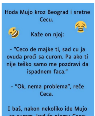 VIC: Mujo sretne Cecu