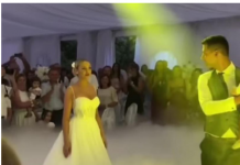POČEO PRVI PLES, A MUZIKA STALA, MLADOŽENJA OSTAVIO MLADU: Gosti u neverici skočili sa stolica, ovo niko nije očekivao! (VIDEO)