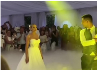 POČEO PRVI PLES, A MUZIKA STALA, MLADOŽENJA OSTAVIO MLADU: Gosti u neverici skočili sa stolica, ovo niko nije očekivao! (VIDEO)