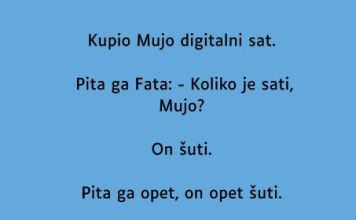 VIC DANA: Mujo i digitalni sat