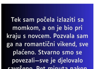 “Tek sam počela izlaziti sa momkom…”