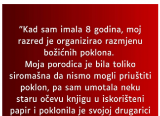 “Kad sam imala 8 godina…”