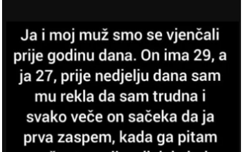 JA I MOJ MUŽ SMO SE VJENČALI PRIJE GODINU DANA