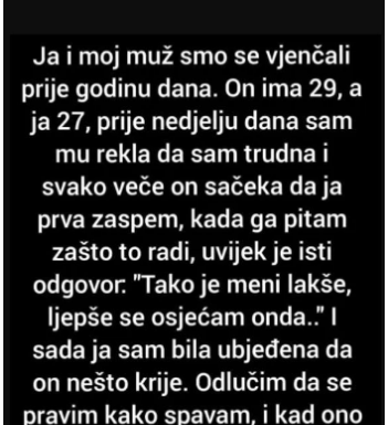 JA I MOJ MUŽ SMO SE VJENČALI PRIJE GODINU DANA