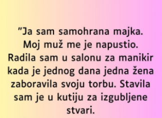 “Ja sam samohrana majka…”