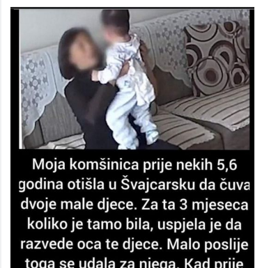“Moja komšinica prije nekih 5,6 godina otišla u Švicarsku”