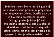 “Sedmicu nakon što je moj 35-godišnji muž neočekivano preminuo…”