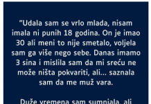 “Udala sam se vrlo mlada…”